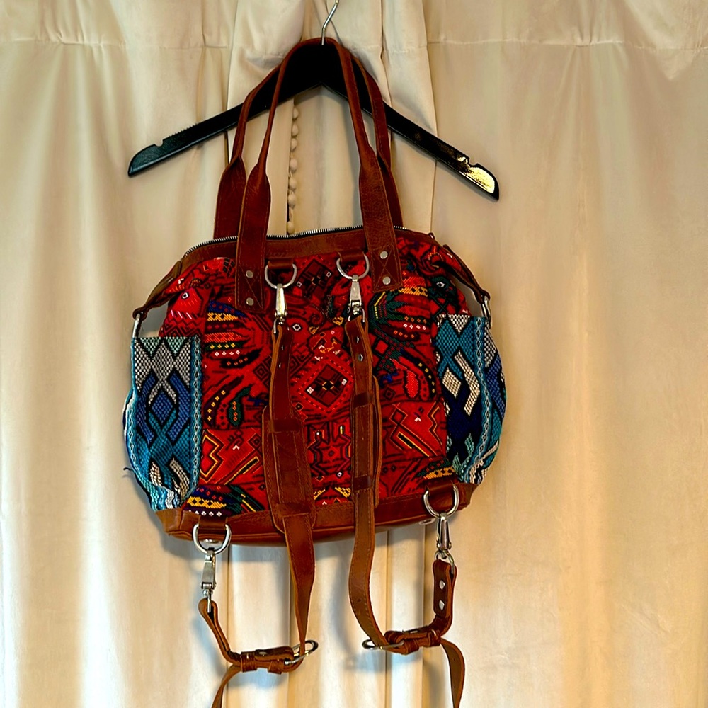 One of a Kind Maria's Artisan Shop Convertible Day Bag